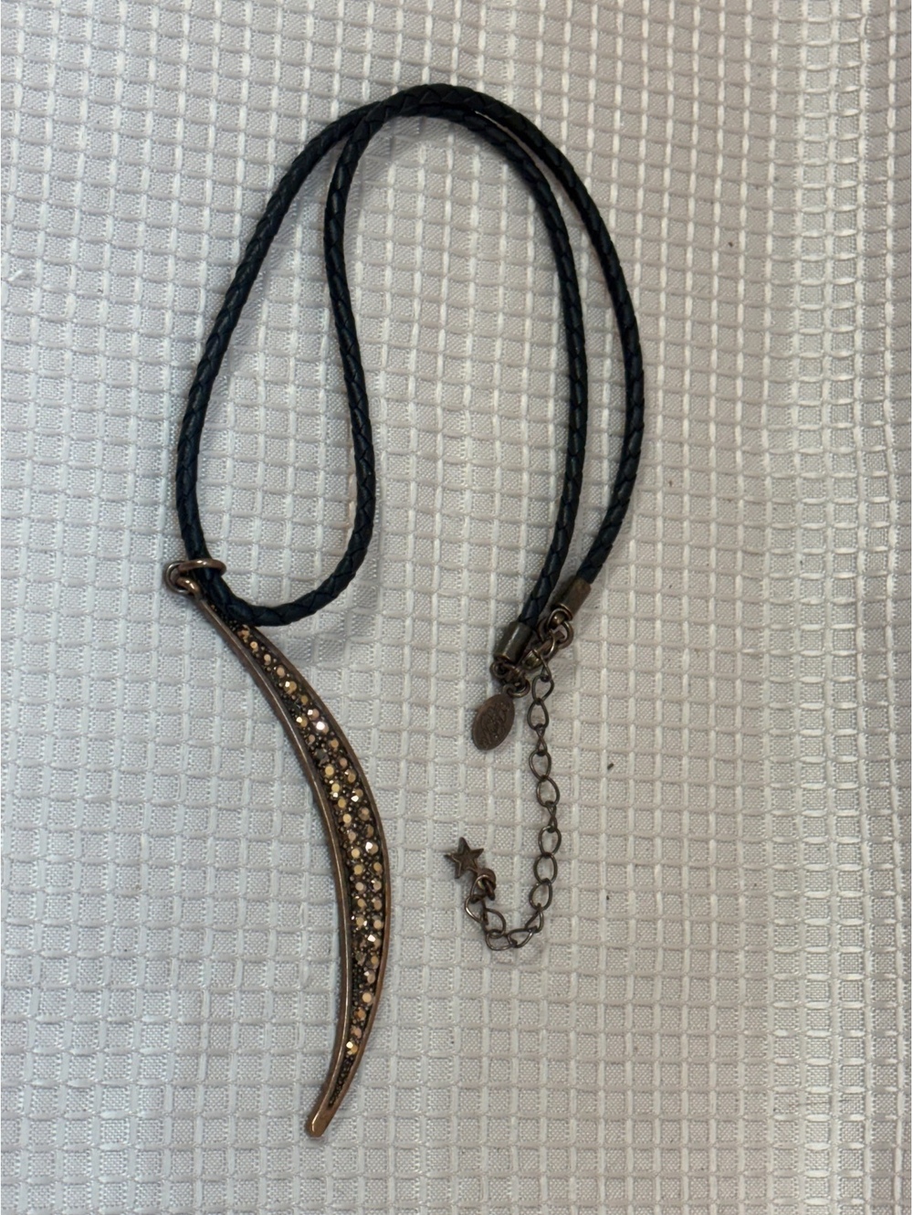 Kirks Folly "Astral Moon Shimmer" Cord Necklace